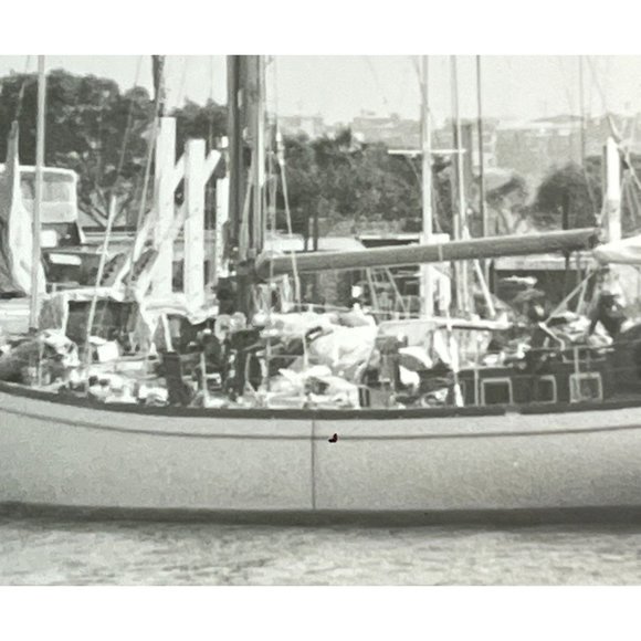Vintage Found Photo Sailing on the Sayonara Gibraltar Boat Marina - Picture 6 of 11